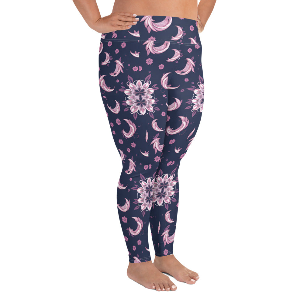 All-Over Print Plus Size Leggings