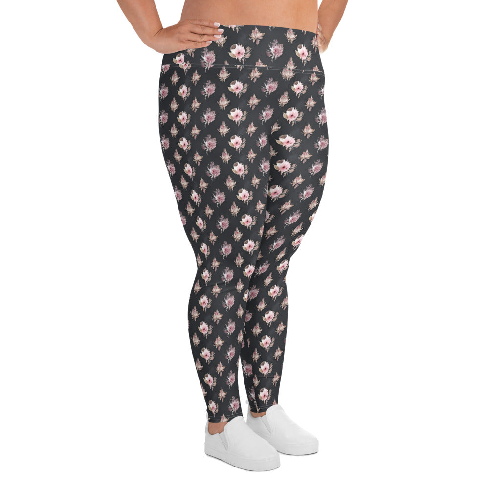 All-Over Print Plus Size Leggings