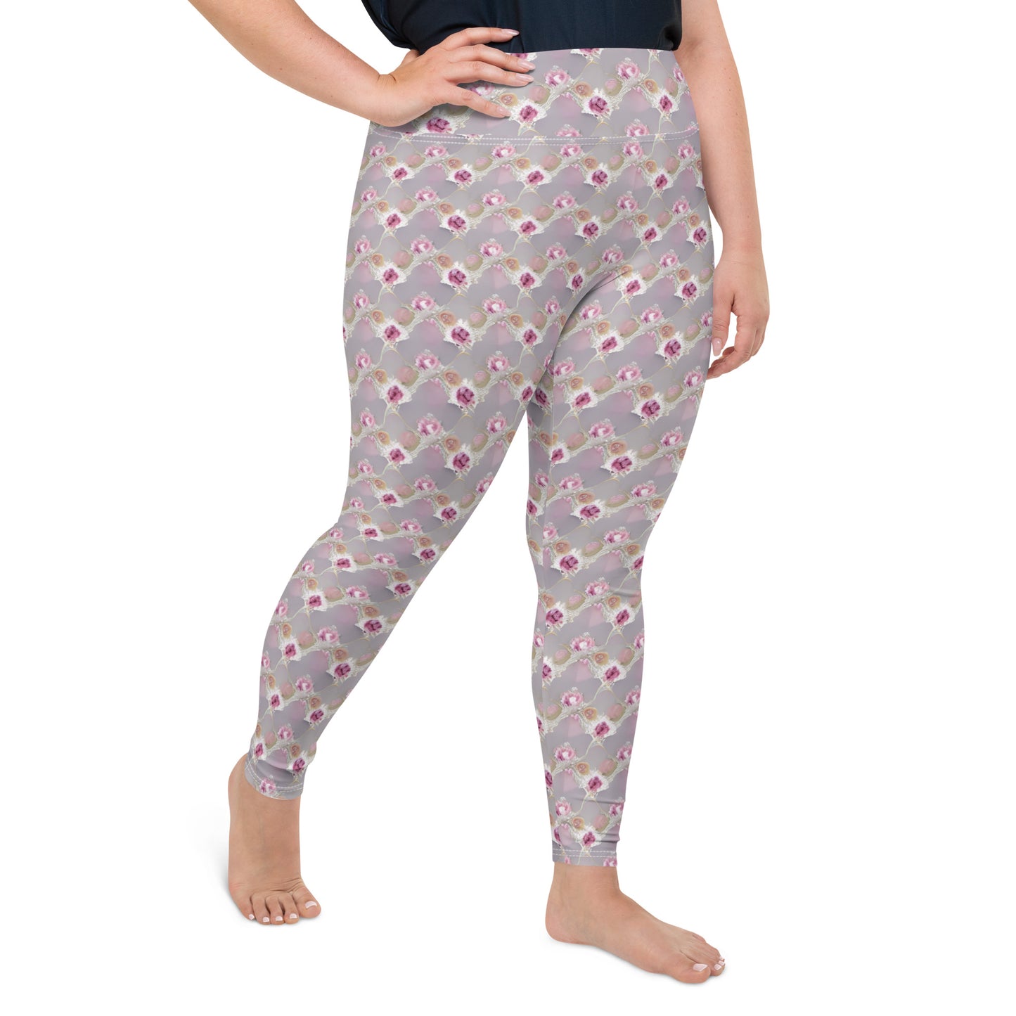 All-Over Print Plus Size Leggings