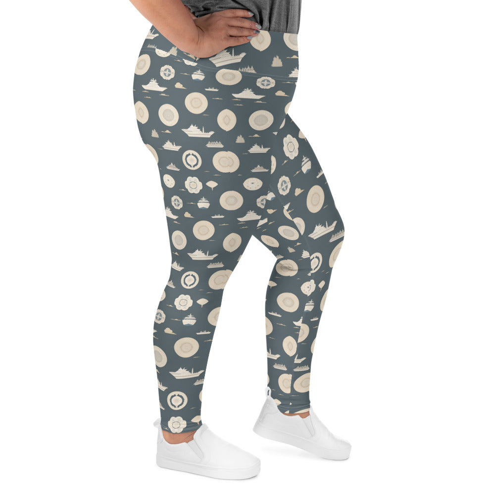 All-Over Print Plus Size Leggings