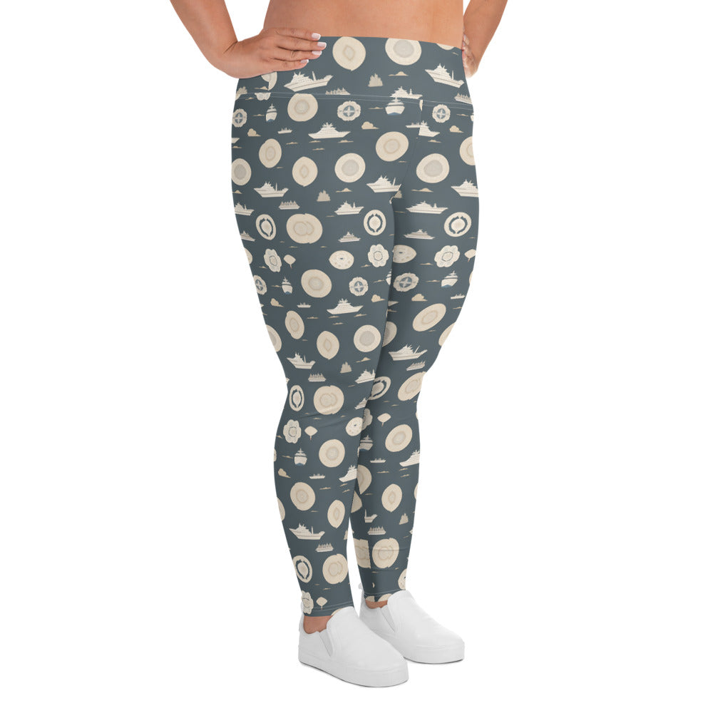 All-Over Print Plus Size Leggings