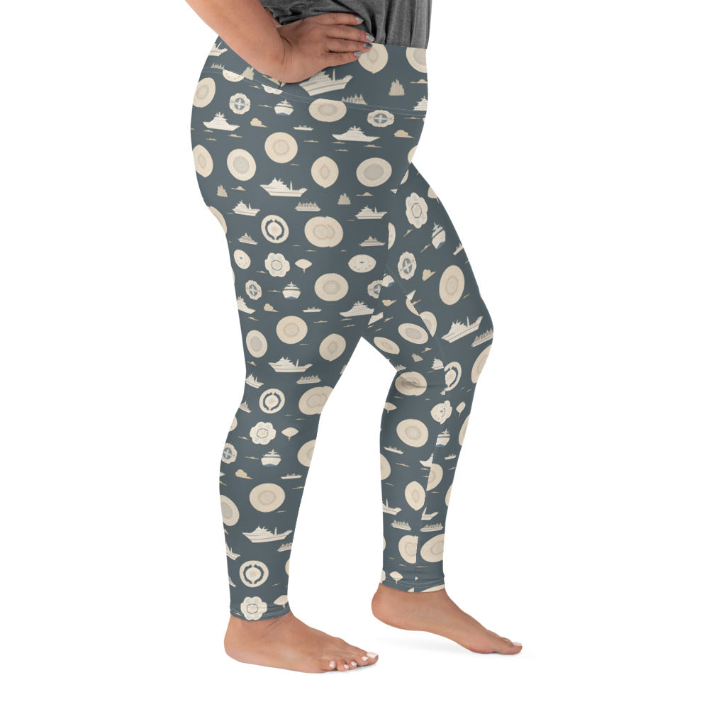 All-Over Print Plus Size Leggings