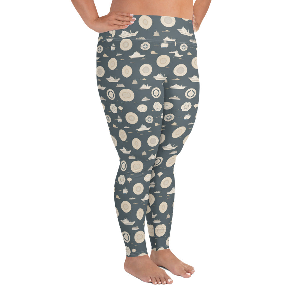 All-Over Print Plus Size Leggings