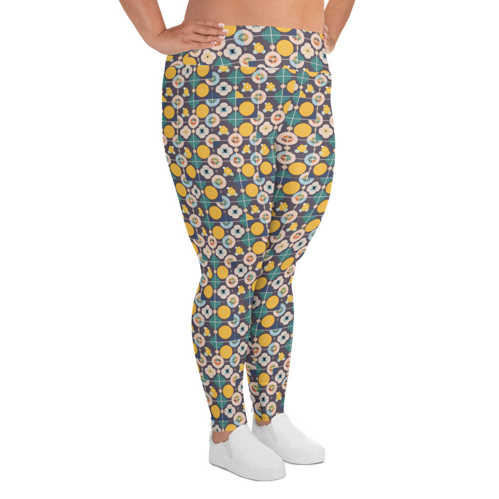 All-Over Print Plus Size Leggings