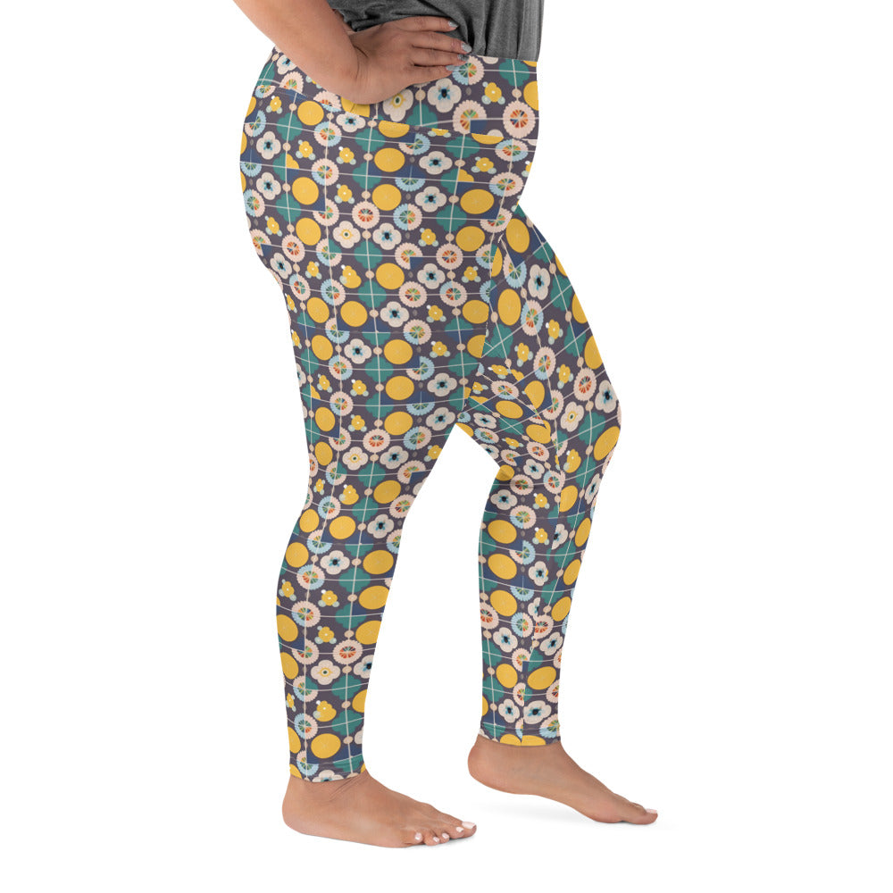 All-Over Print Plus Size Leggings