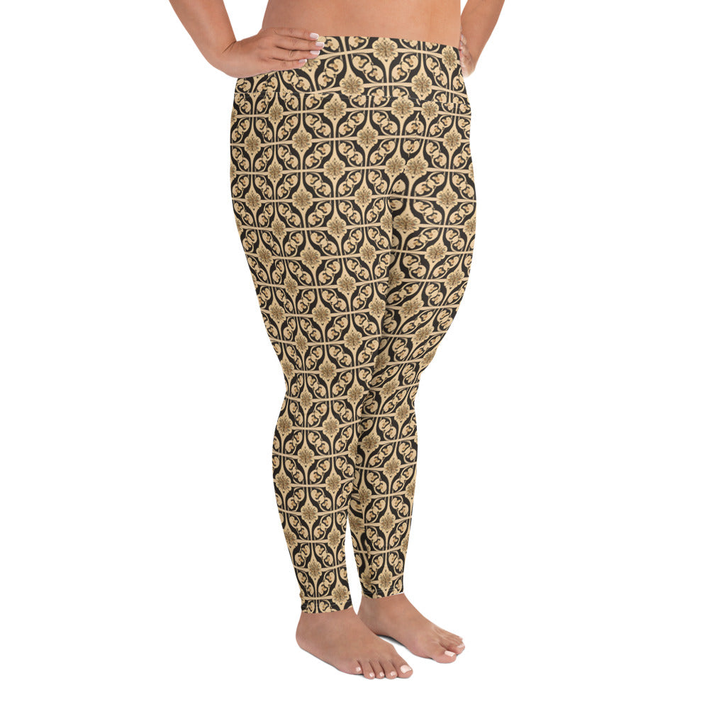 All-Over Print Plus Size Leggings