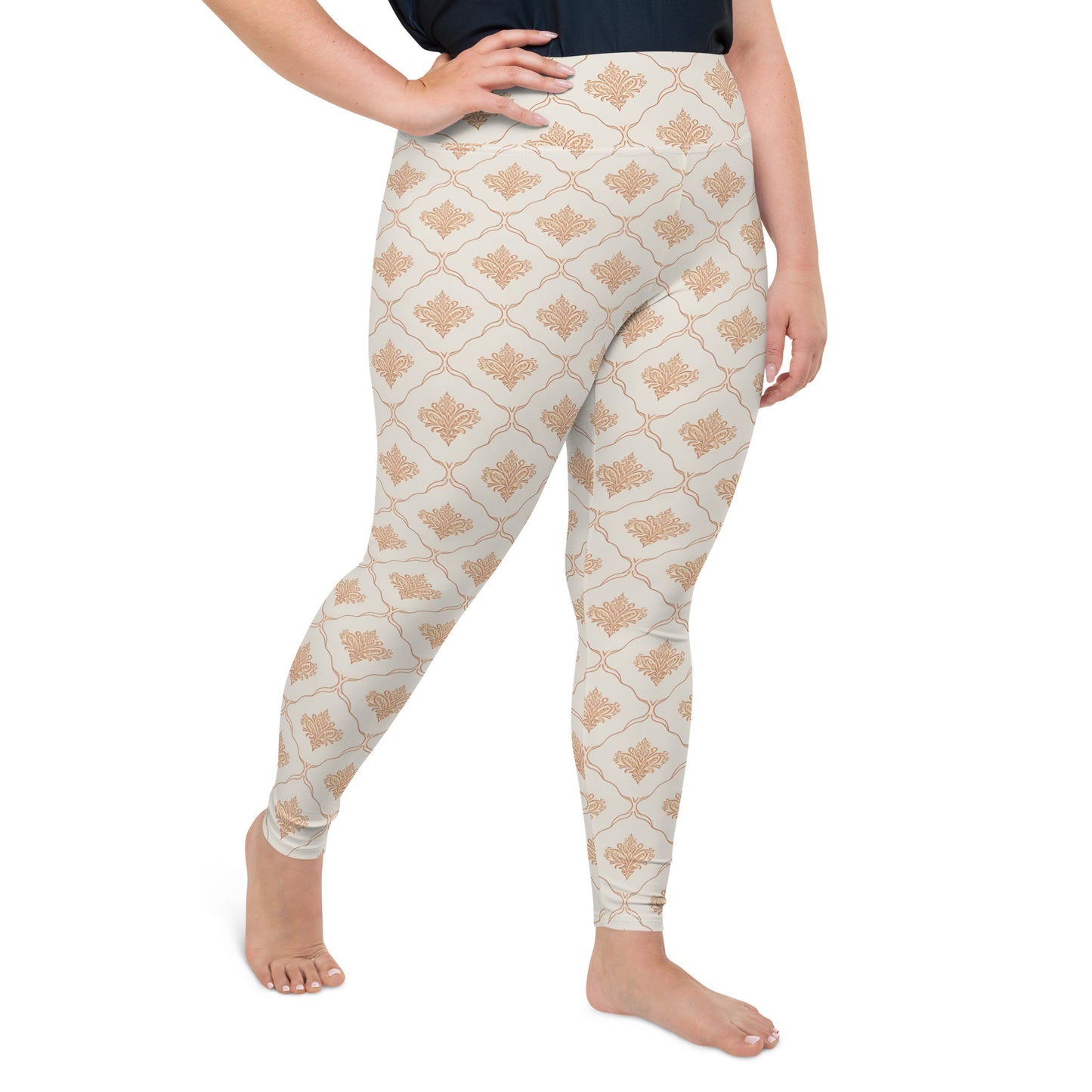 All-Over Print Plus Size Leggings