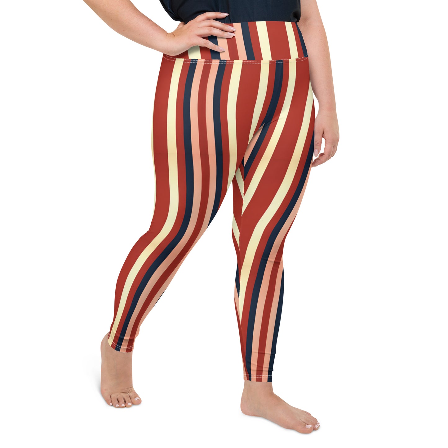 All-Over Print Plus Size Leggings