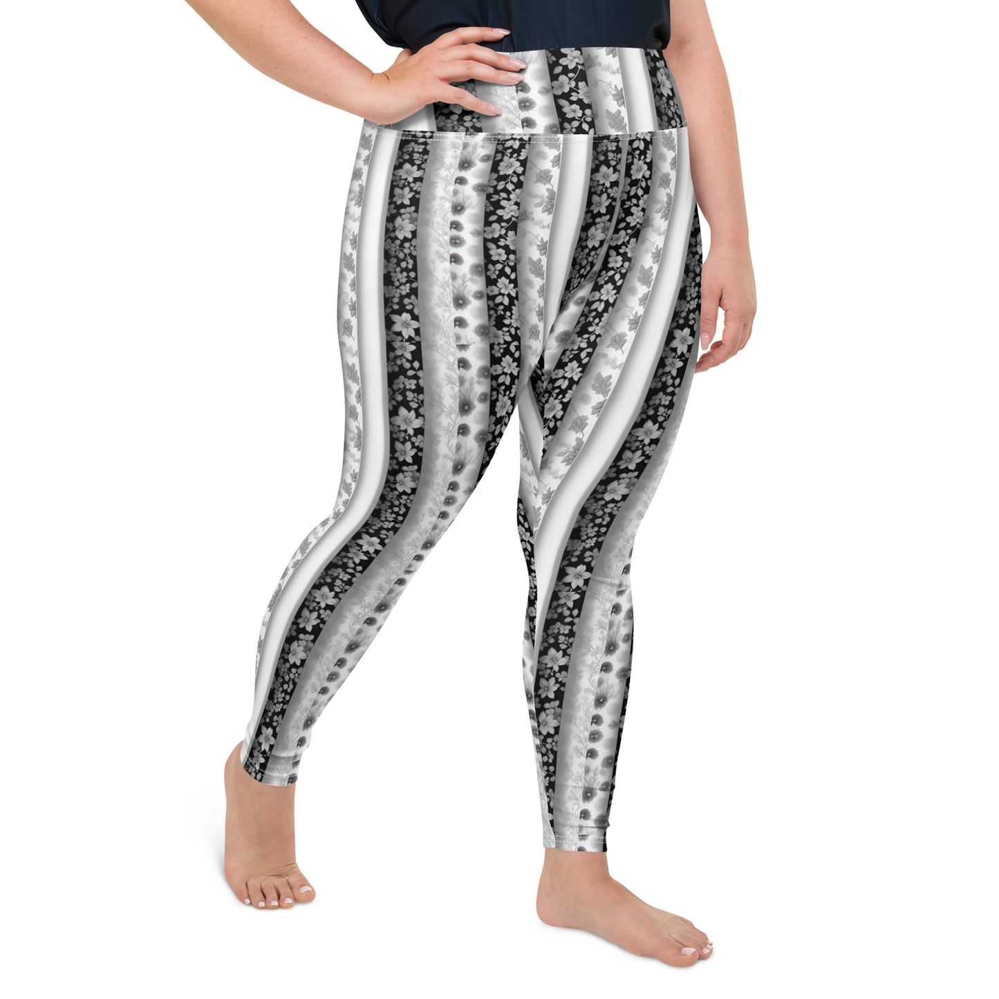 All-Over Print Plus Size Leggings