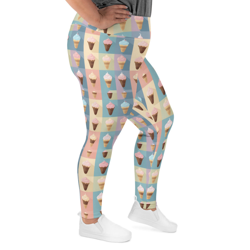 All-Over Print Plus Size Leggings