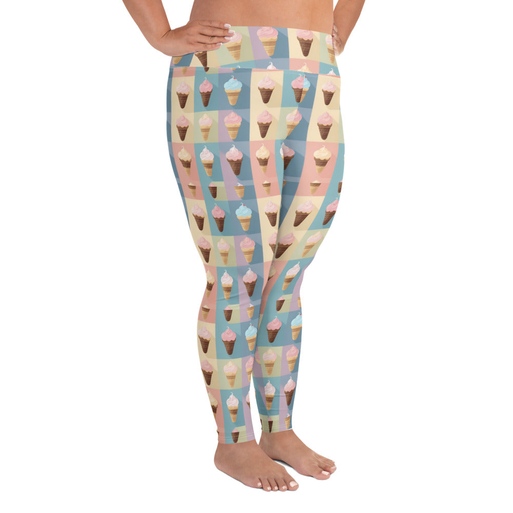 All-Over Print Plus Size Leggings