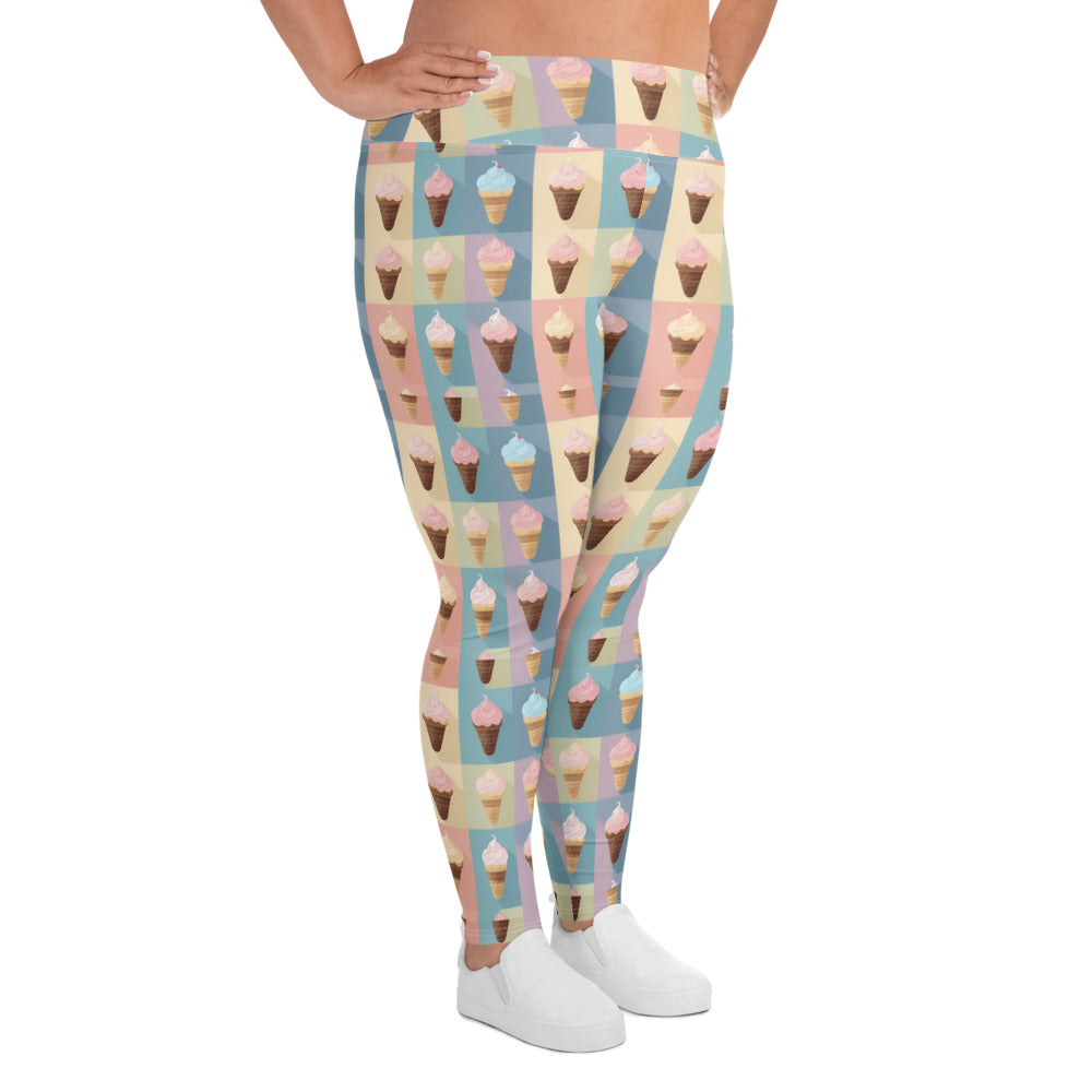 All-Over Print Plus Size Leggings