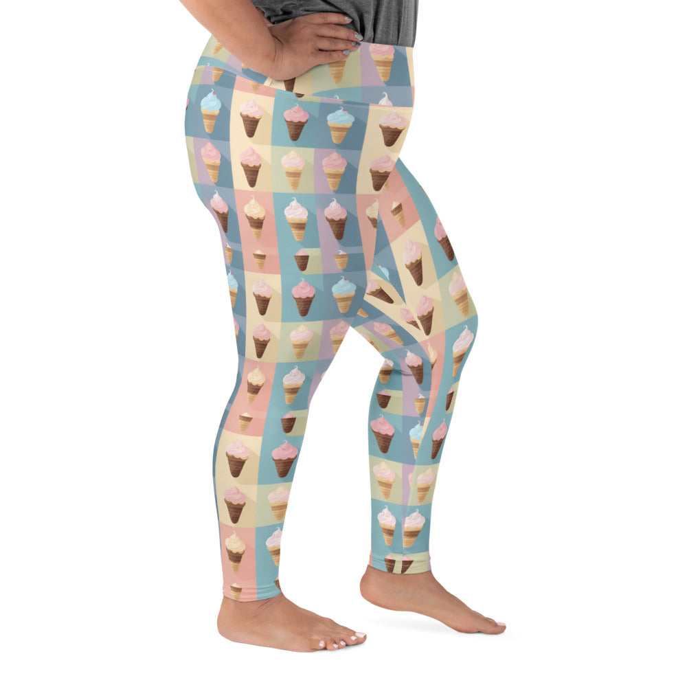 All-Over Print Plus Size Leggings