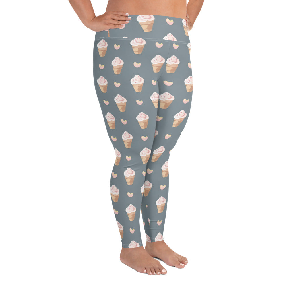 All-Over Print Plus Size Leggings