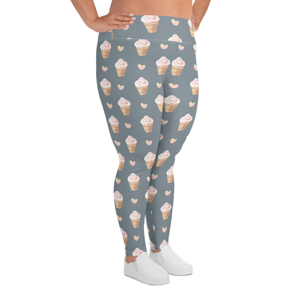 All-Over Print Plus Size Leggings