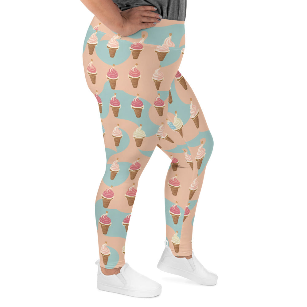 All-Over Print Plus Size Leggings