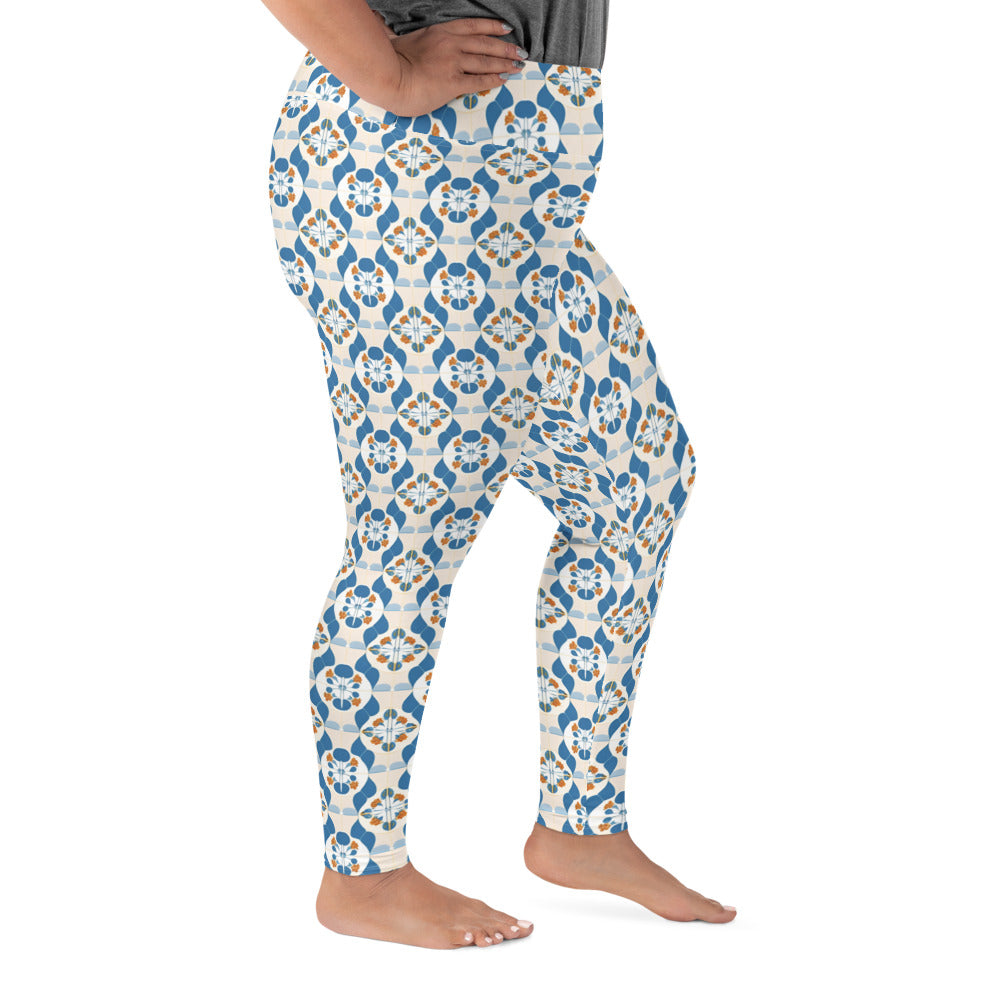 All-Over Print Plus Size Leggings