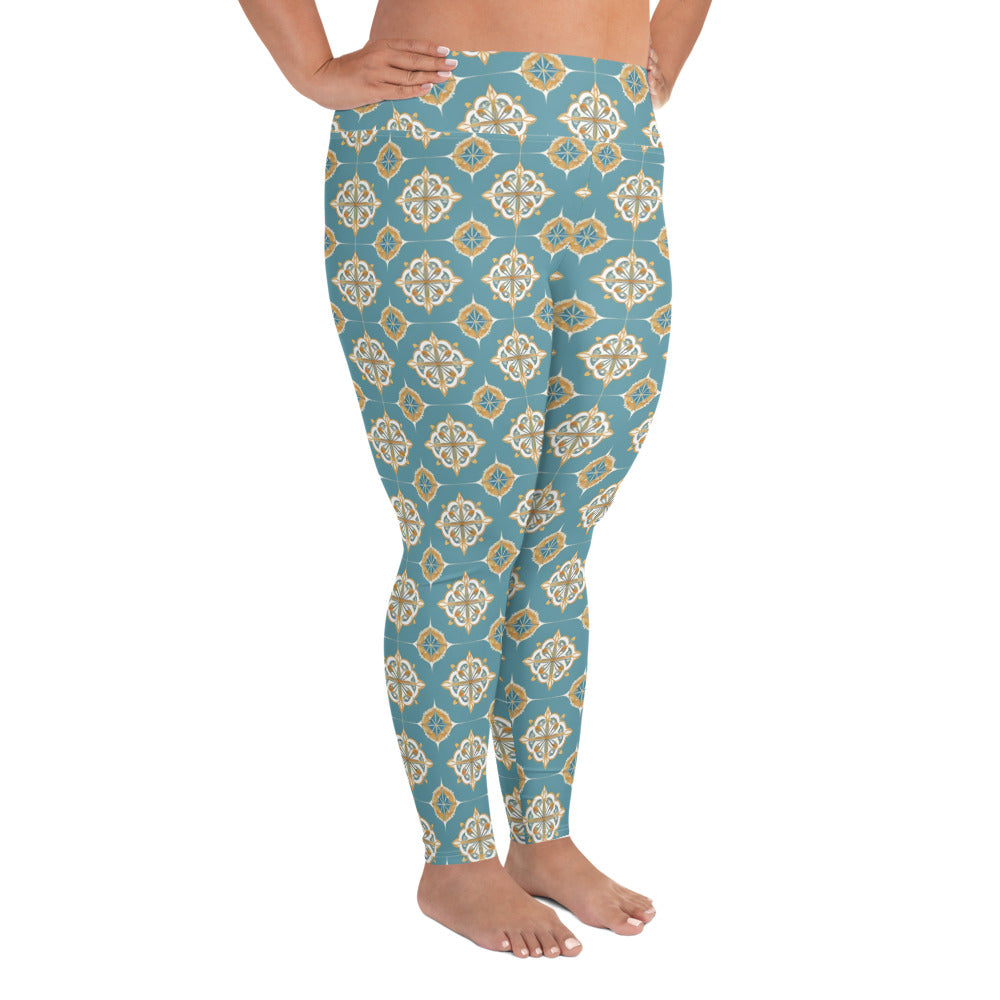 All-Over Print Plus Size Leggings