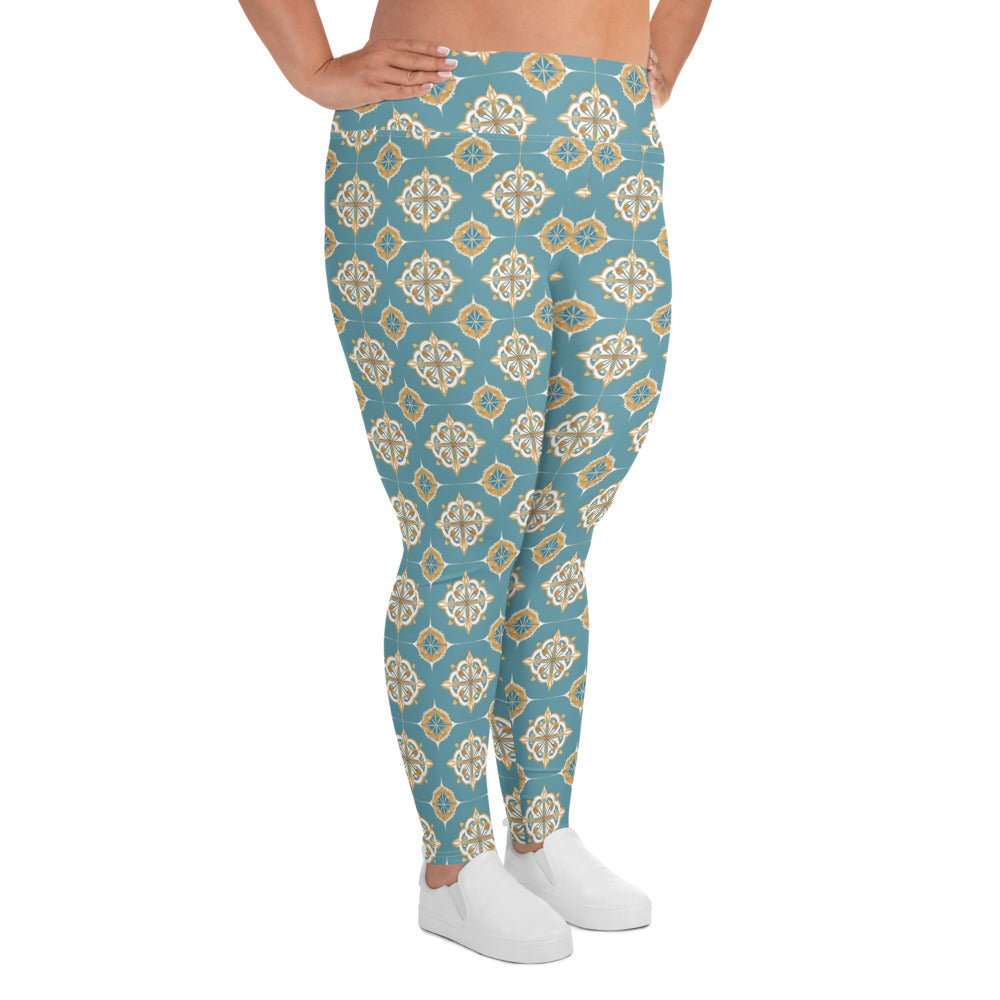 All-Over Print Plus Size Leggings