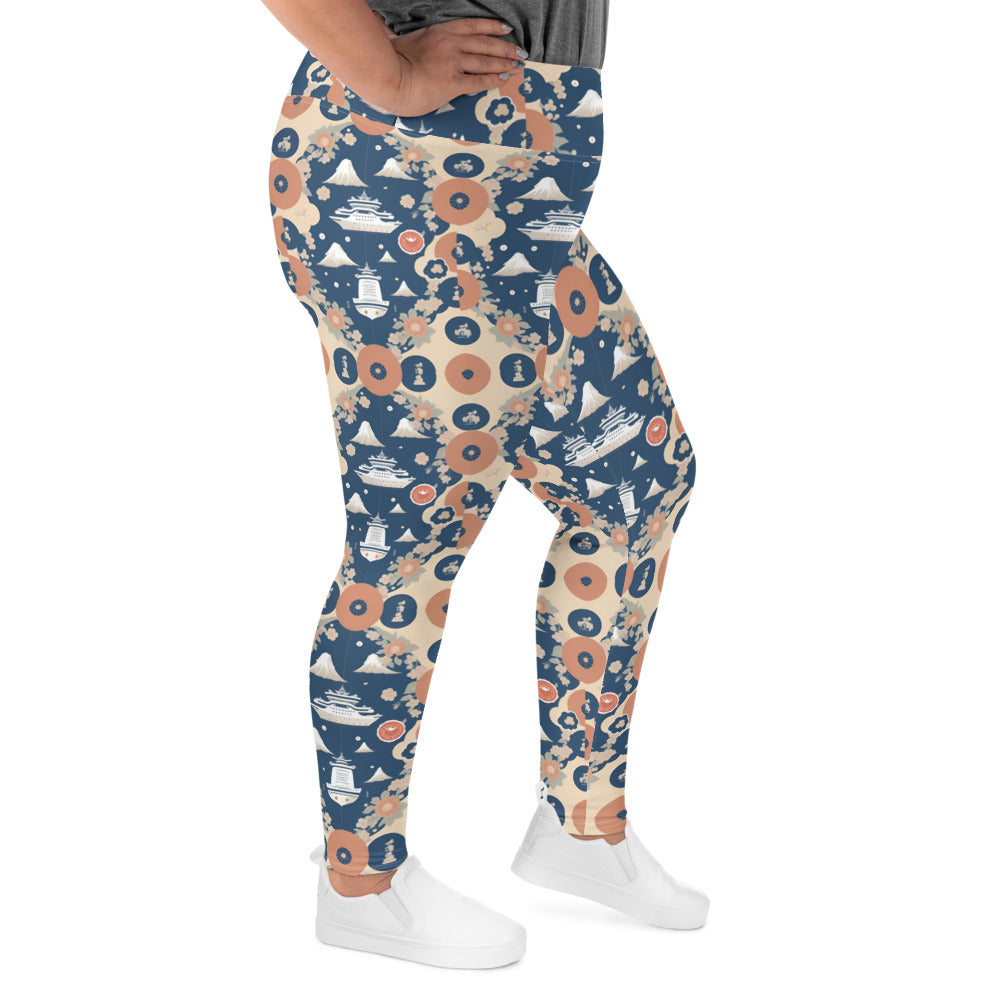 All-Over Print Plus Size Leggings