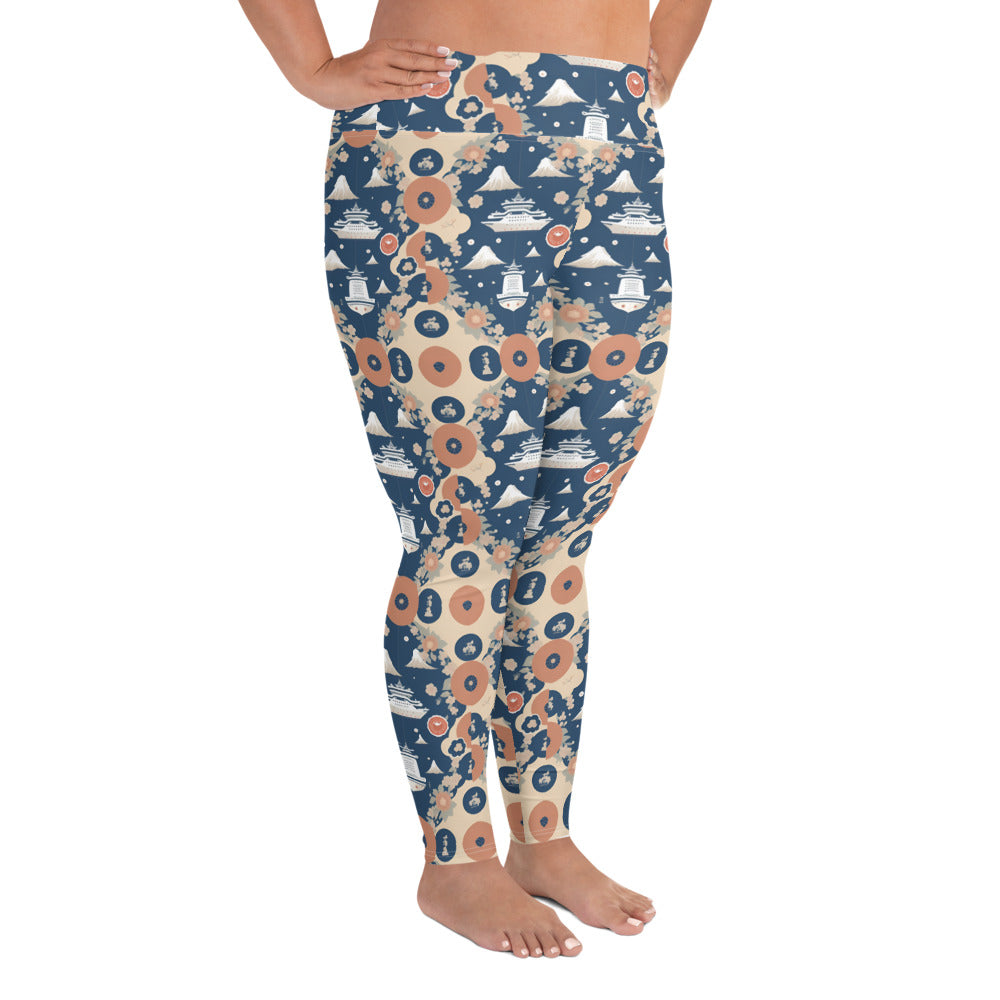 All-Over Print Plus Size Leggings