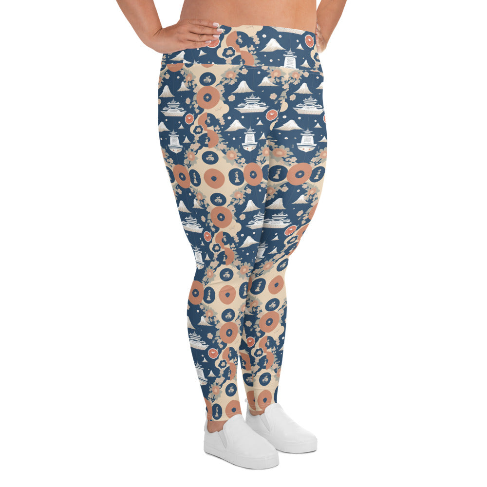 All-Over Print Plus Size Leggings