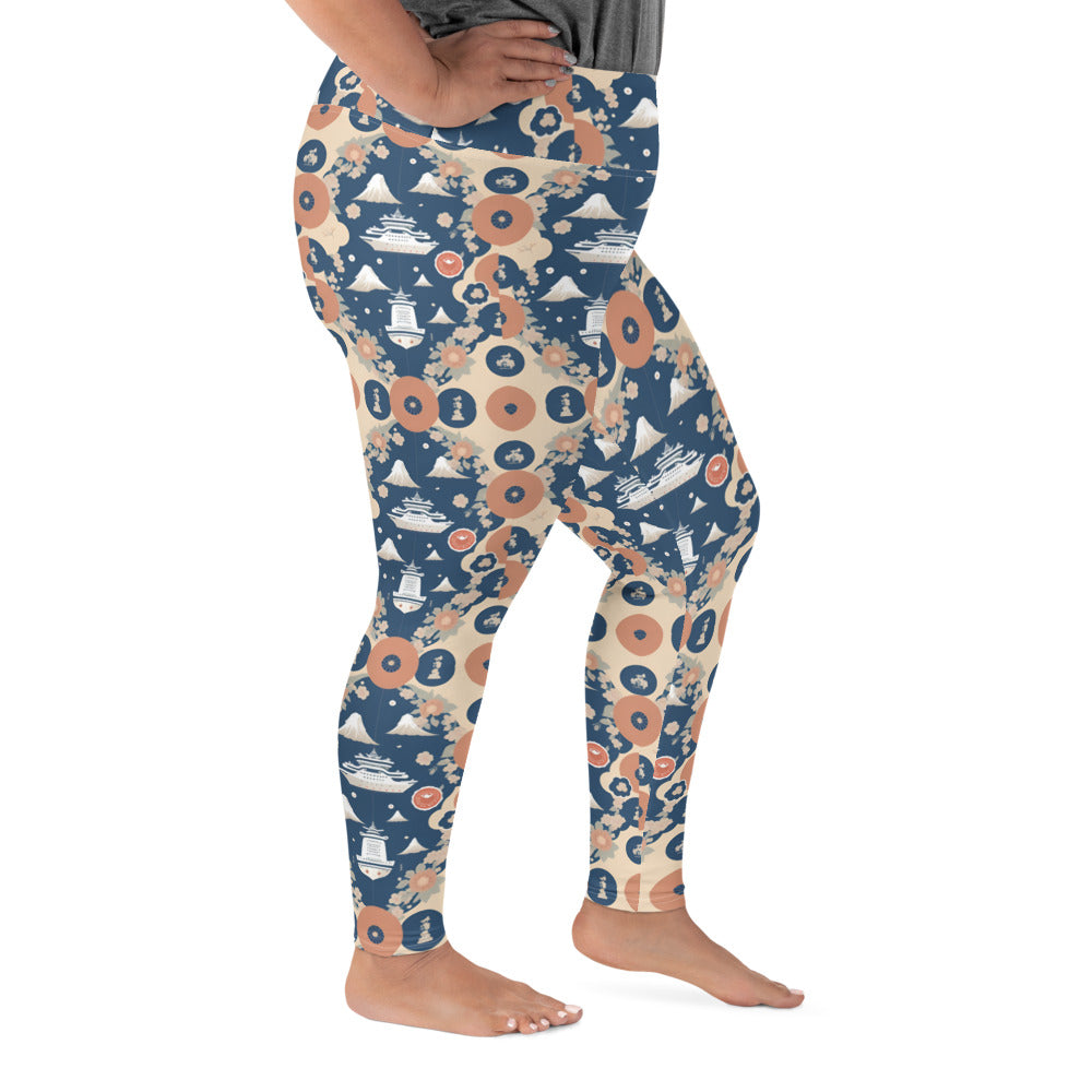 All-Over Print Plus Size Leggings