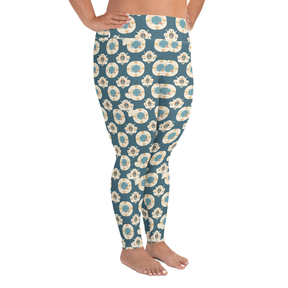 All-Over Print Plus Size Leggings