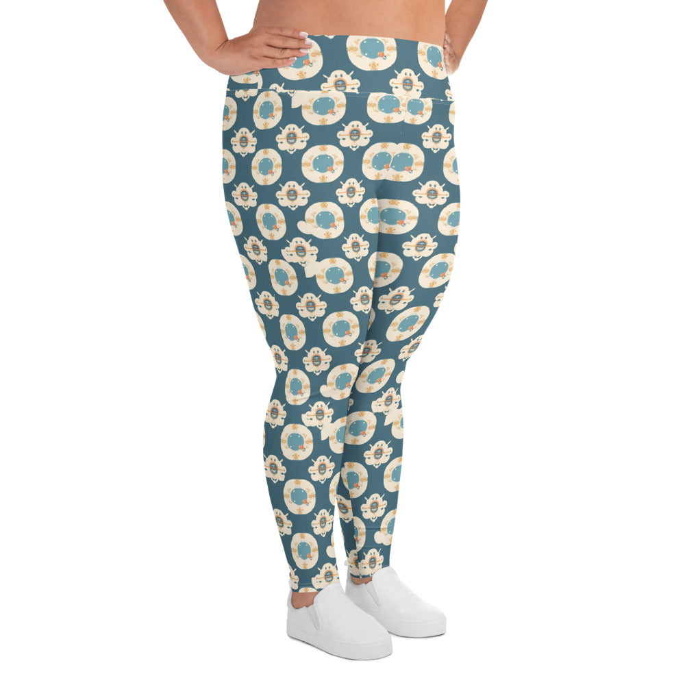 All-Over Print Plus Size Leggings