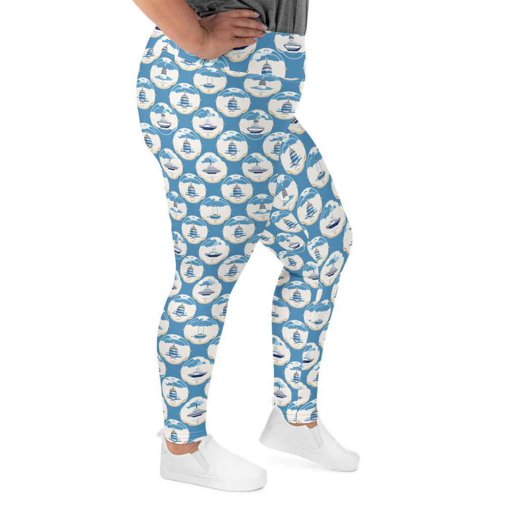 All-Over Print Plus Size Leggings