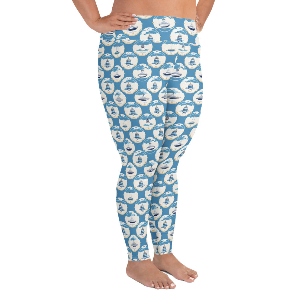 All-Over Print Plus Size Leggings