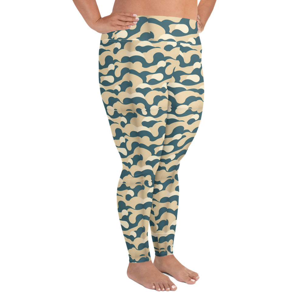All-Over Print Plus Size Leggings