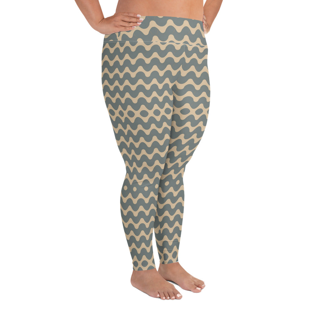 All-Over Print Plus Size Leggings