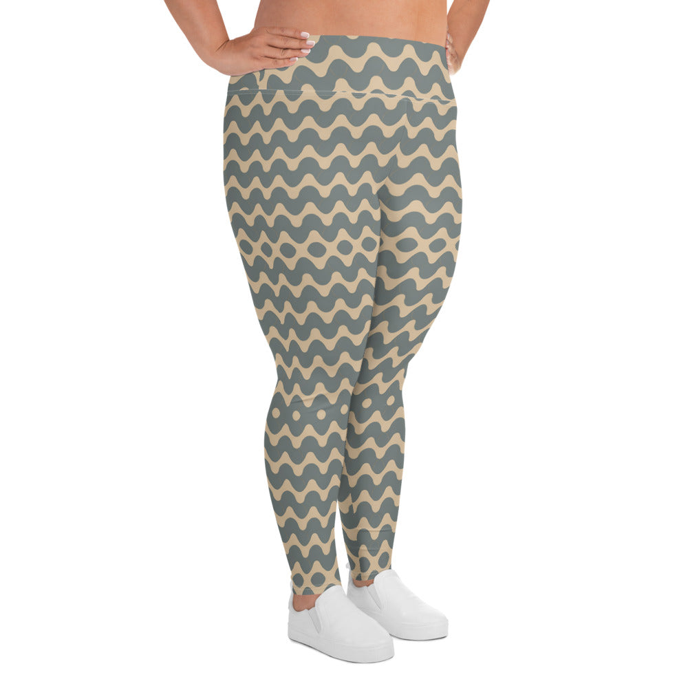 All-Over Print Plus Size Leggings