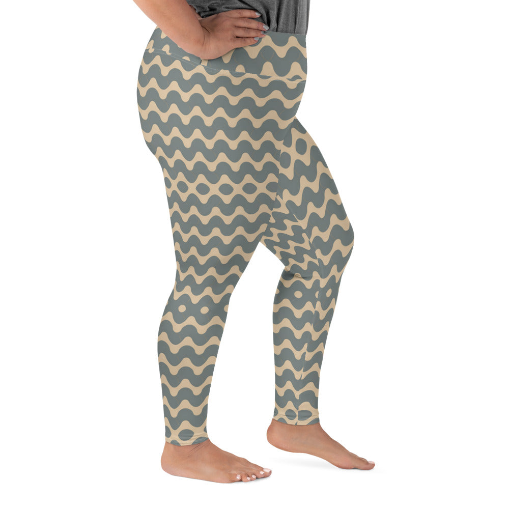 All-Over Print Plus Size Leggings