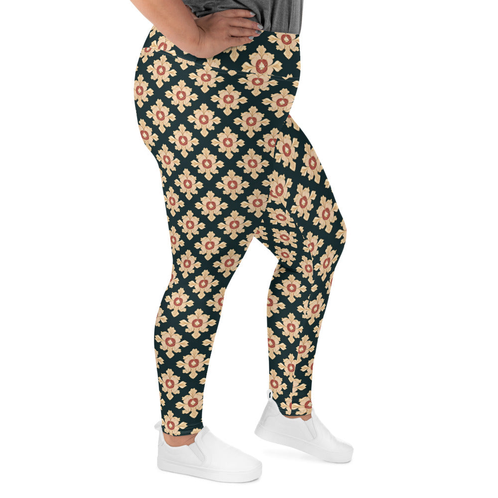 All-Over Print Plus Size Leggings