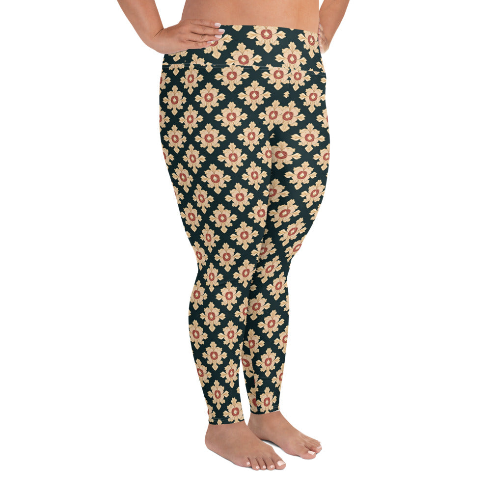 All-Over Print Plus Size Leggings