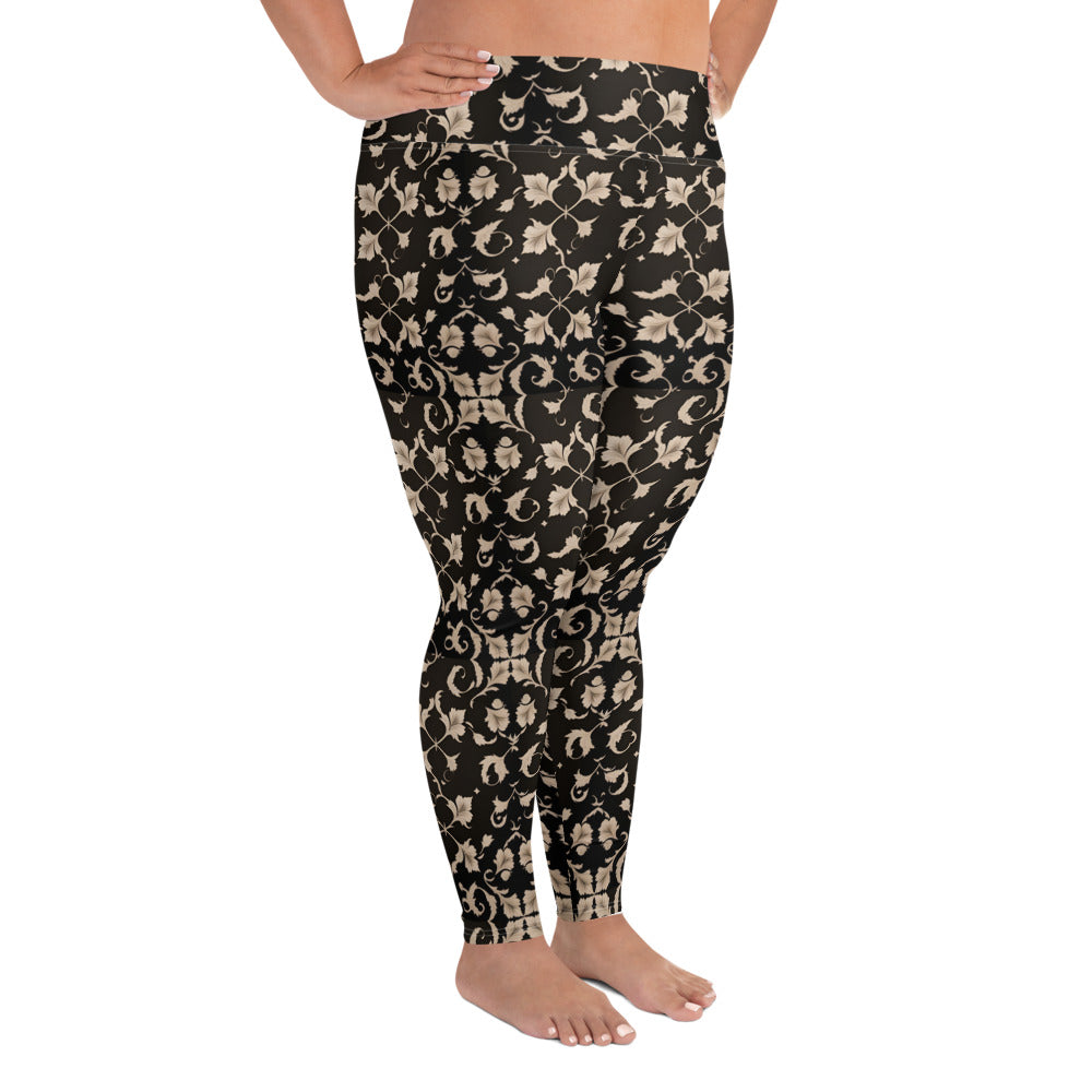 All-Over Print Plus Size Leggings