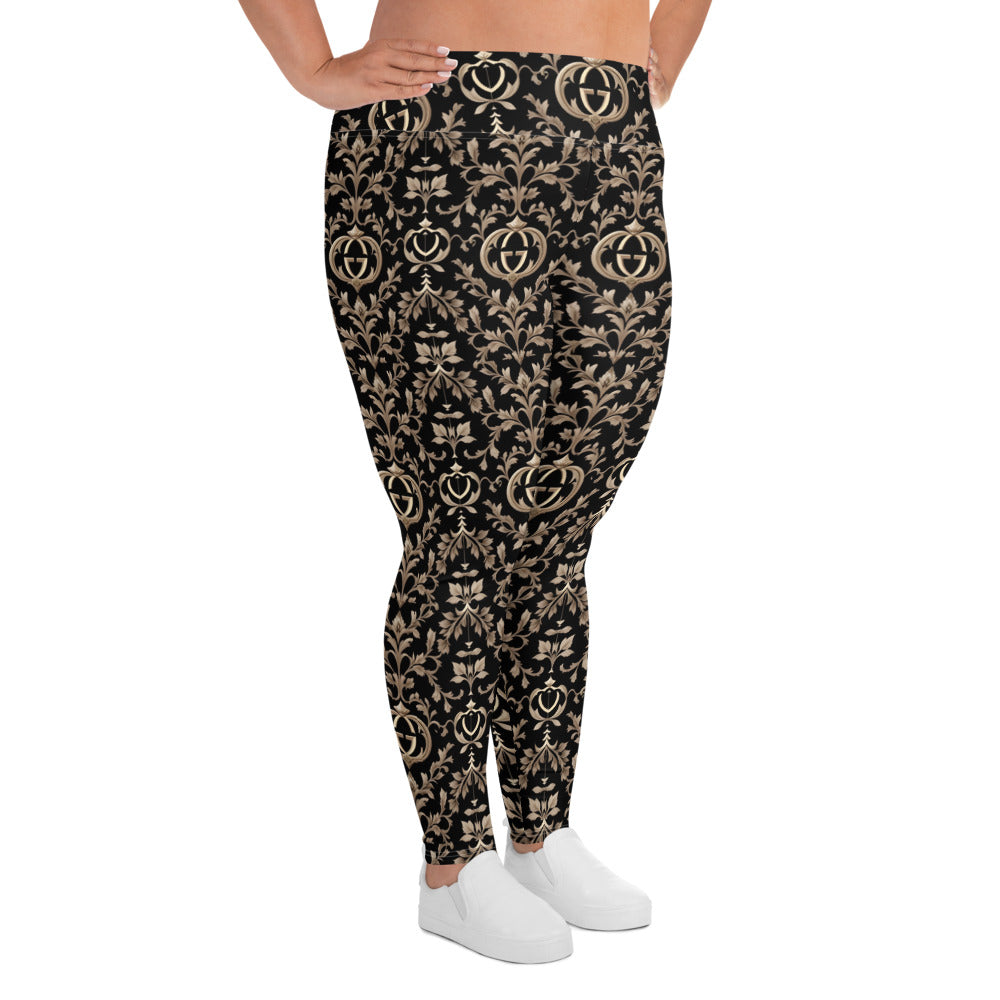 All-Over Print Plus Size Leggings