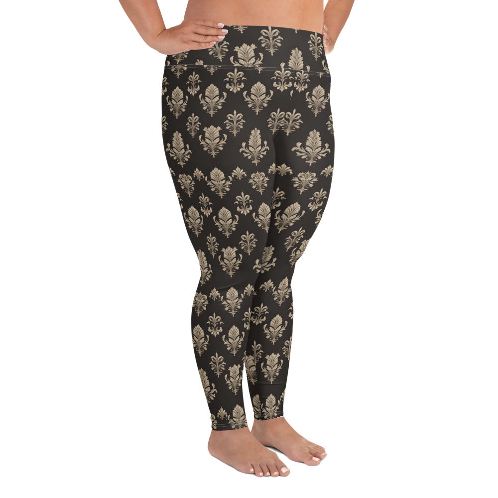 All-Over Print Plus Size Leggings