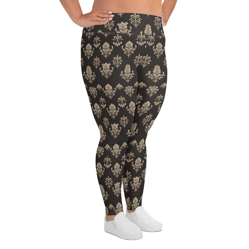 All-Over Print Plus Size Leggings