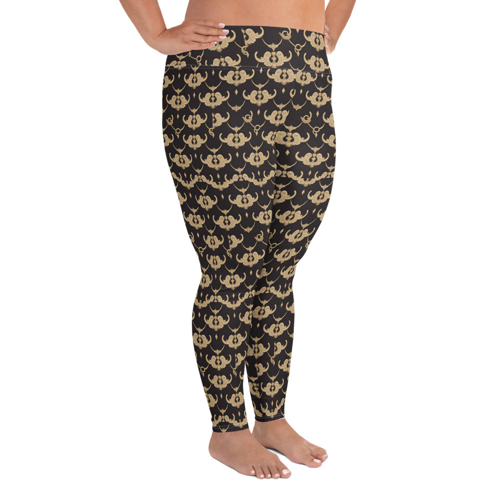 All-Over Print Plus Size Leggings