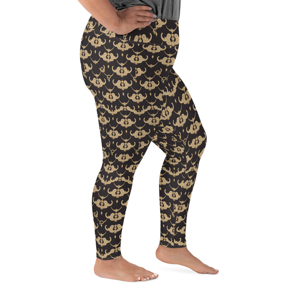 All-Over Print Plus Size Leggings