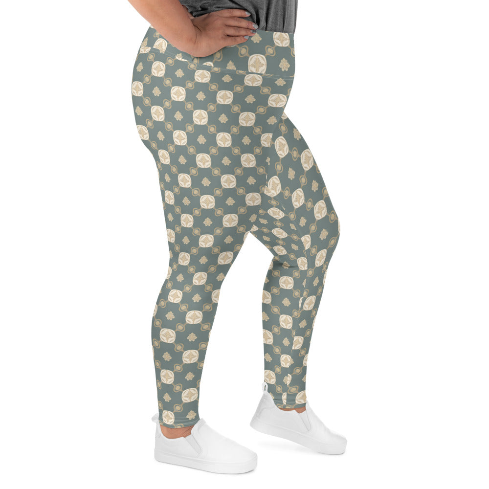 All-Over Print Plus Size Leggings