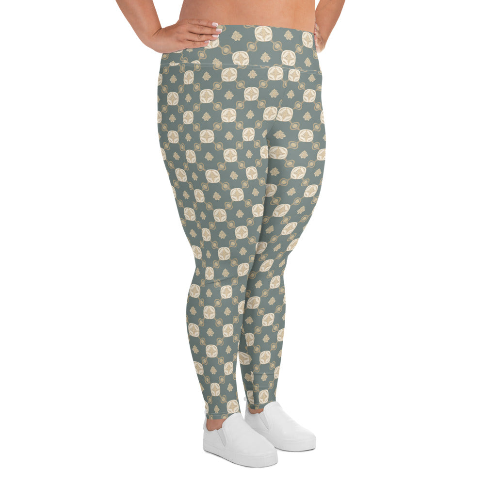 All-Over Print Plus Size Leggings