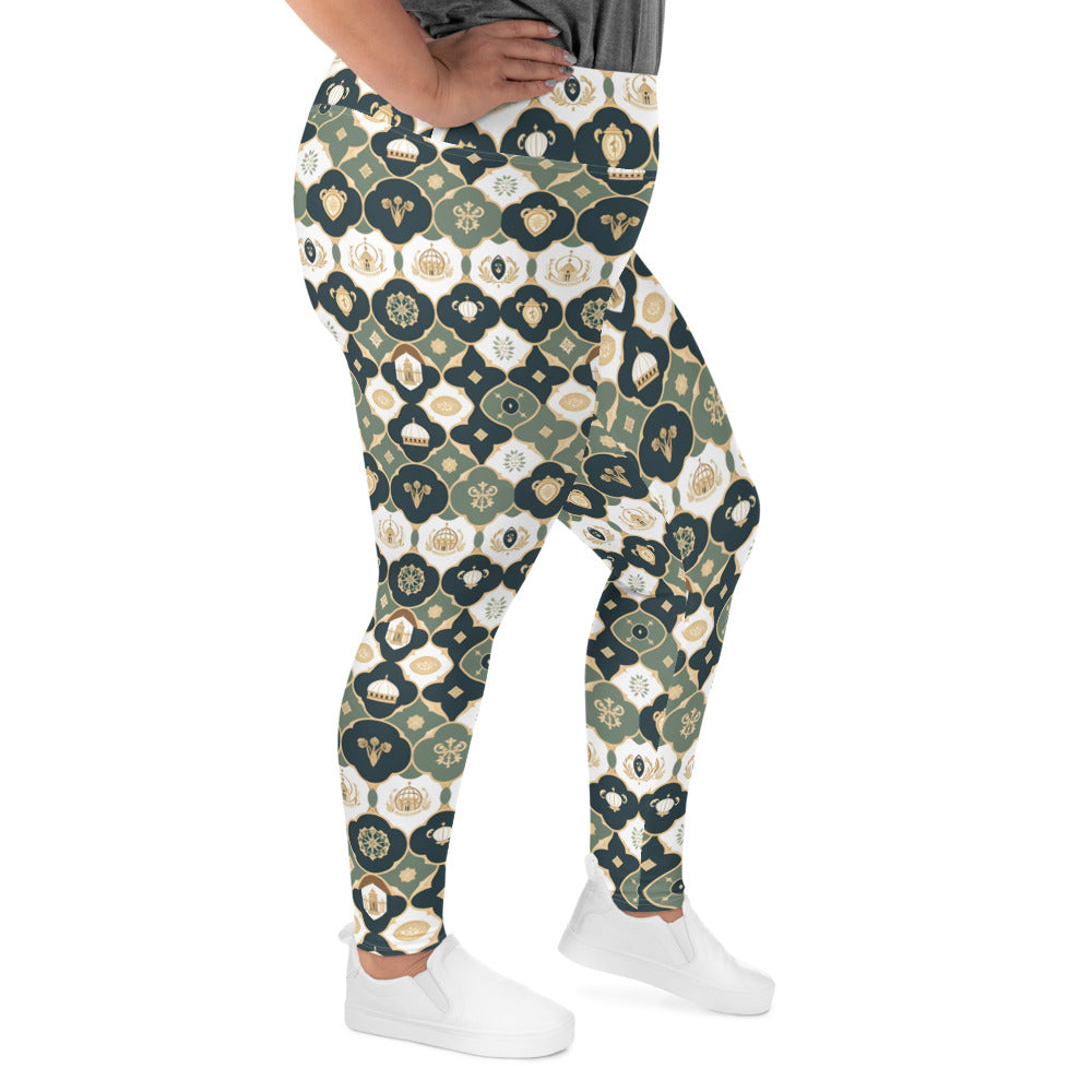 All-Over Print Plus Size Leggings