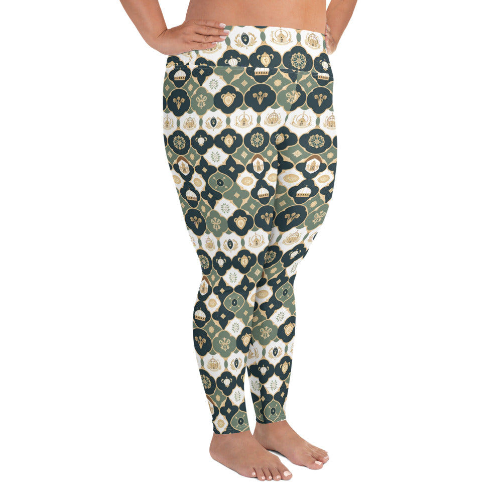 All-Over Print Plus Size Leggings