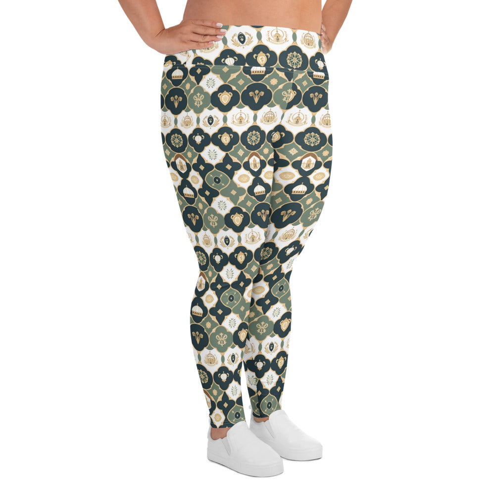 All-Over Print Plus Size Leggings