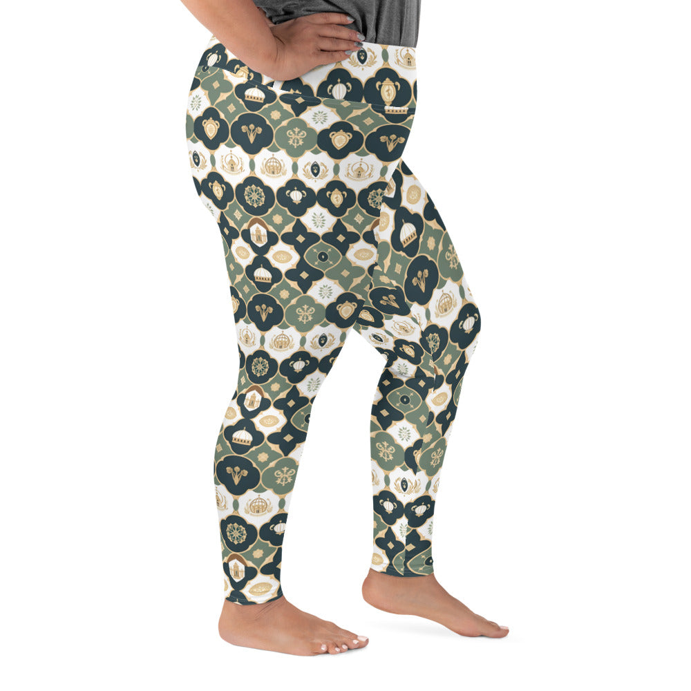 All-Over Print Plus Size Leggings