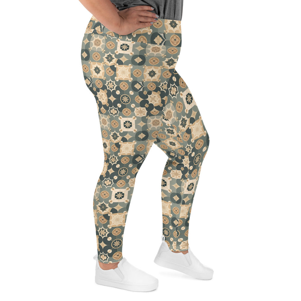 All-Over Print Plus Size Leggings